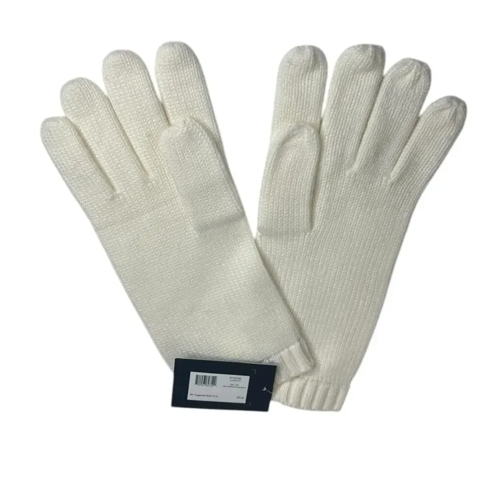 Kate Spade Disco Ball Embellished Gloves Cream one size